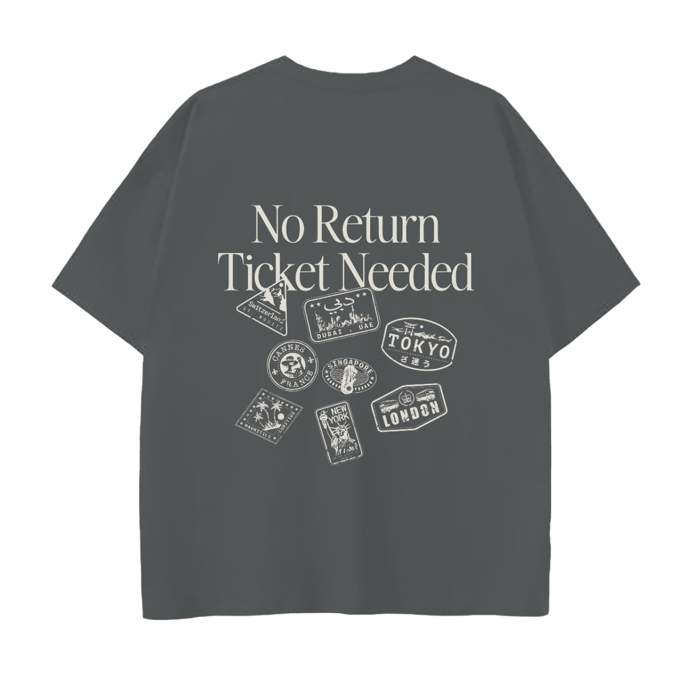CR002 – No Return Ticket Needed Tee